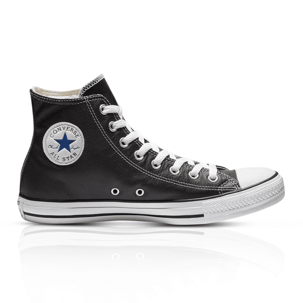 Converse Men's Chuck Taylor All Star High Leather Black Sneaker