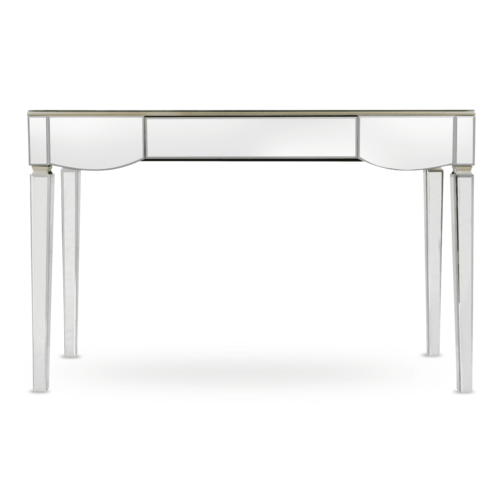 Mirage Mirror Dressing Table Silver