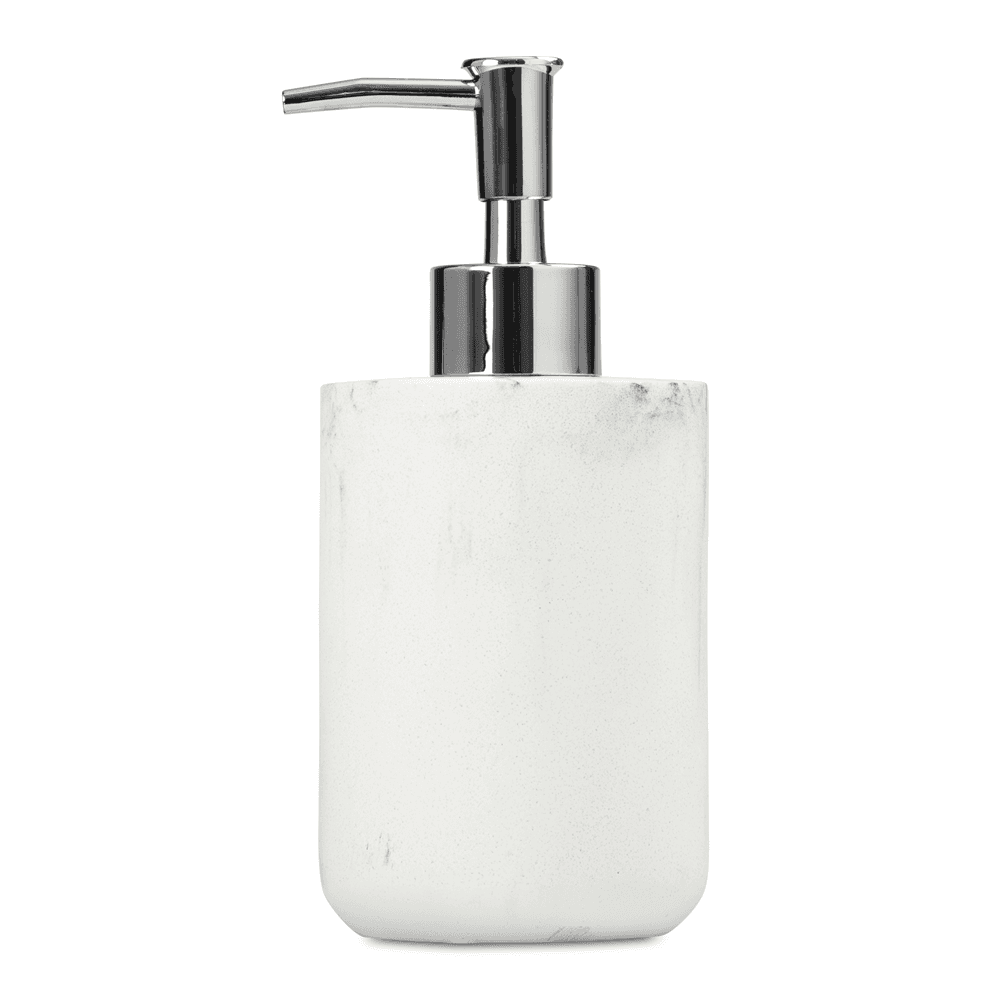 Dispenser Marble Resin White 16.6X7.5cm