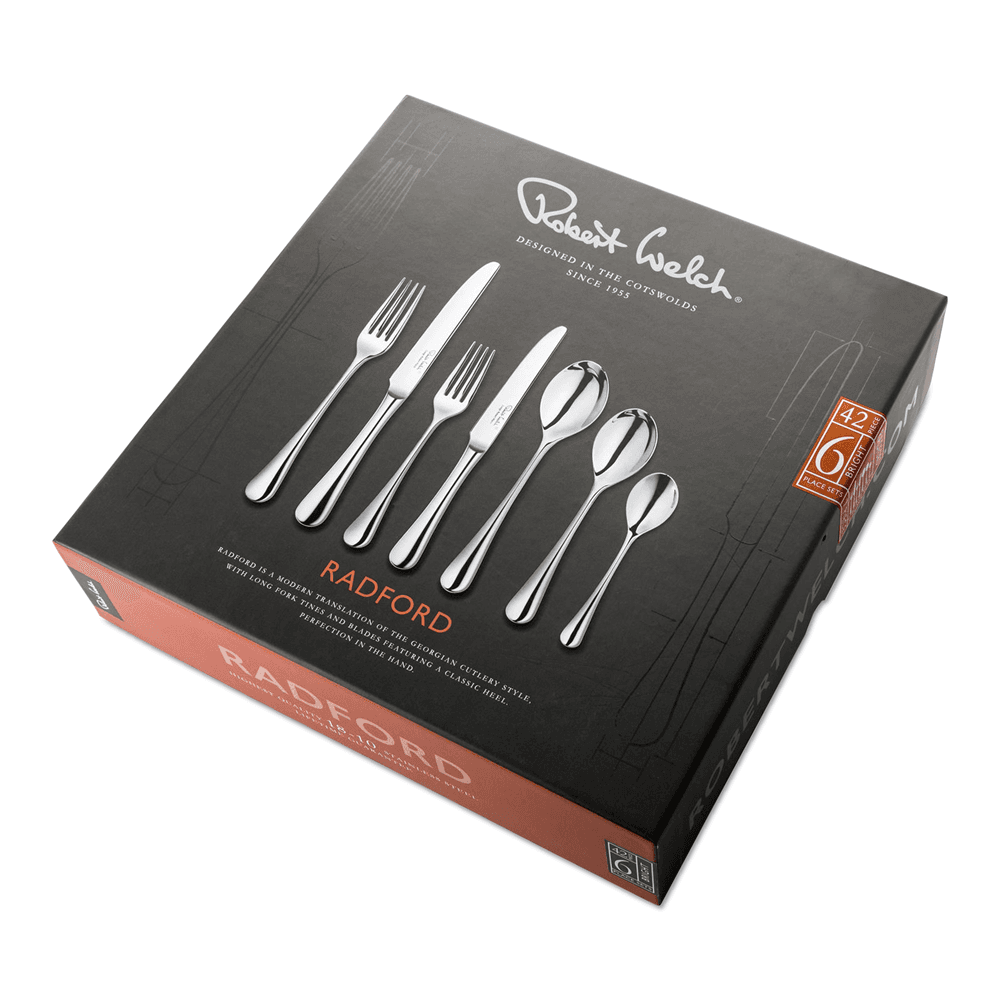 Robert Welch Radford Cutlery Set 42 Pc