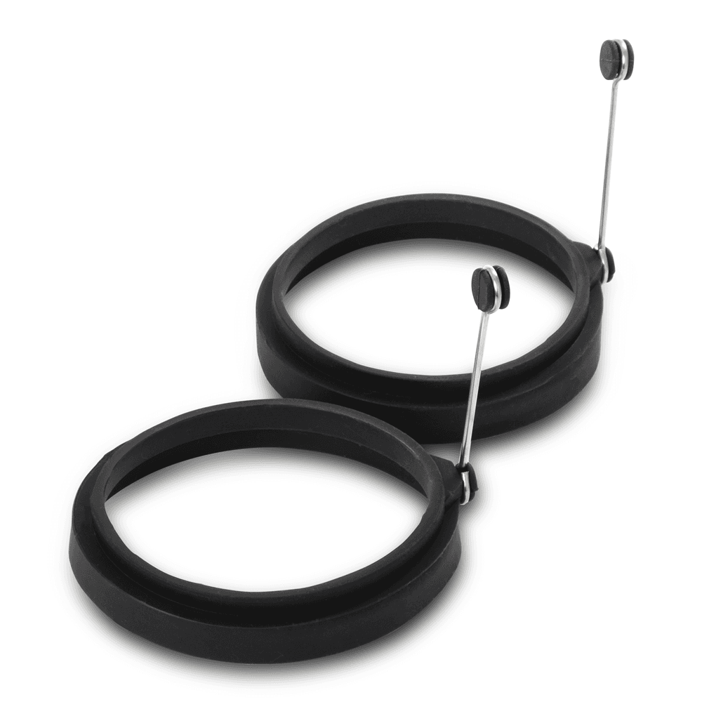 Silicone Egg Rings s/2 Black
