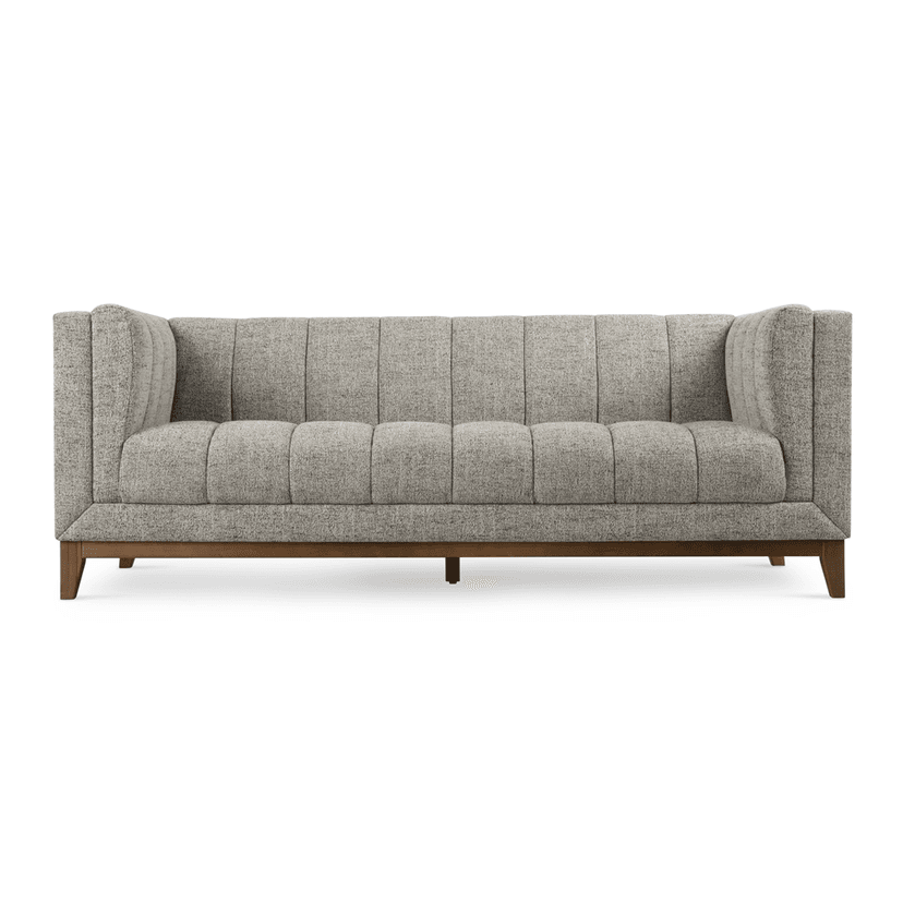 Audrey 3 Seater Couch Speckle Salt&Pepper