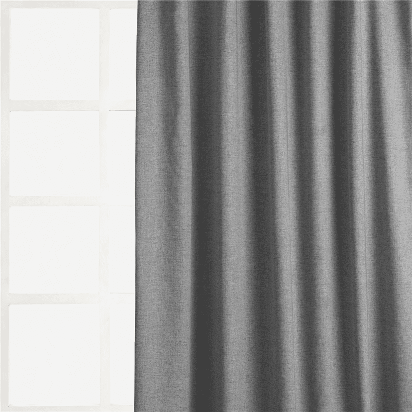 Curtain Eyelet Lined Melange 265 X 250cm