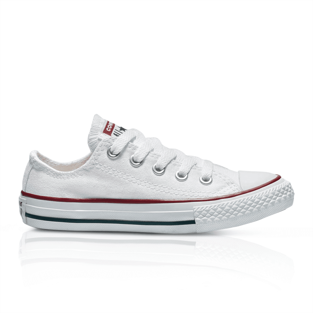Converse Kid's Chuck Taylor All Star Low White Sneaker