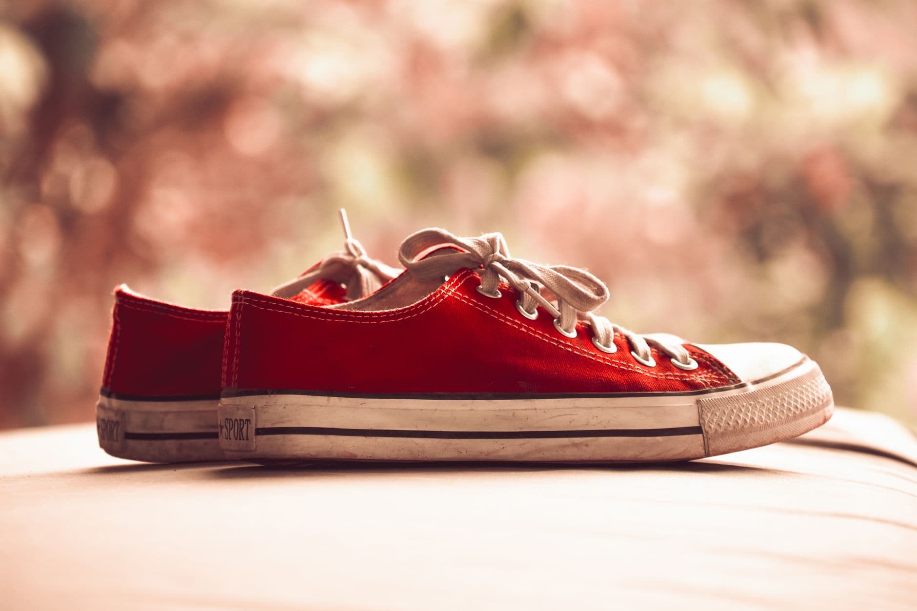 Bash – Red sneakers for women for travel - comfortable, packable styles